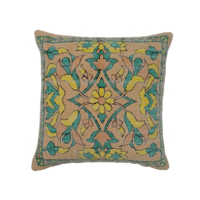 HERAT ORIENTAL Handmade 20" Cotton Throw Pillow, Set of 2