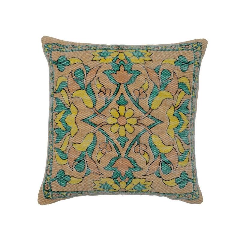 HERAT ORIENTAL Handmade 20" Cotton Throw Pillow, Set of 2