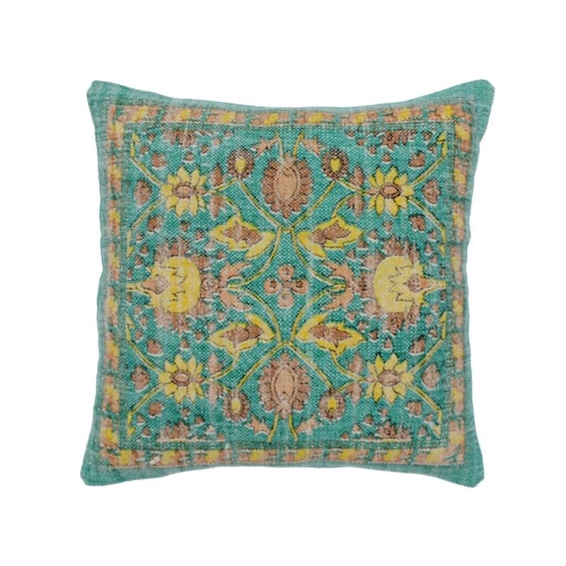Handmade 20" Cotton Throw Pillow, Set of 2