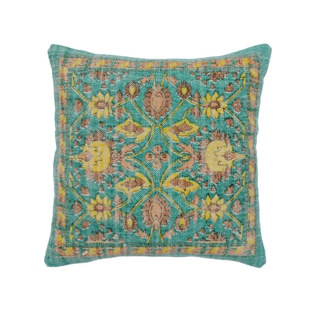 Handmade 20" Cotton Throw Pillow, Set of 2