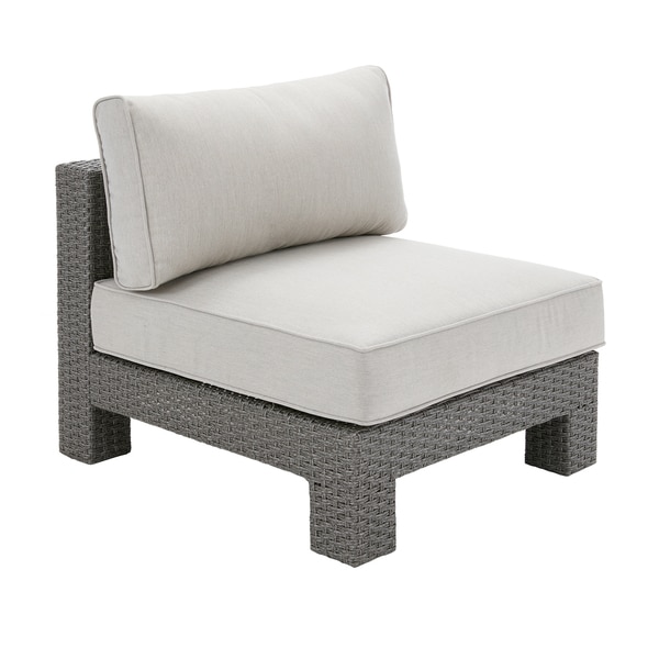 Madison Park Perry Light Grey Outdoor Lounge Chair Bed Bath