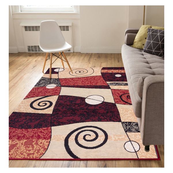 Well Woven Eastgate Abstract Mid Century Modern Multi Color Well Woven Eastgate Abstract Mid Century Modern Multi Color Area Rug 5 X27