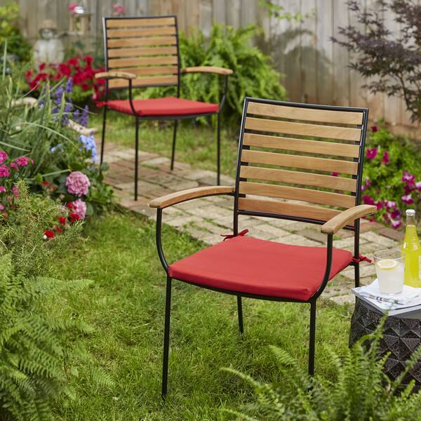 Kokomo Teak Dining Chair Cushion Set with Sunbrella Fabric Bed Bath & Beyond 16278622