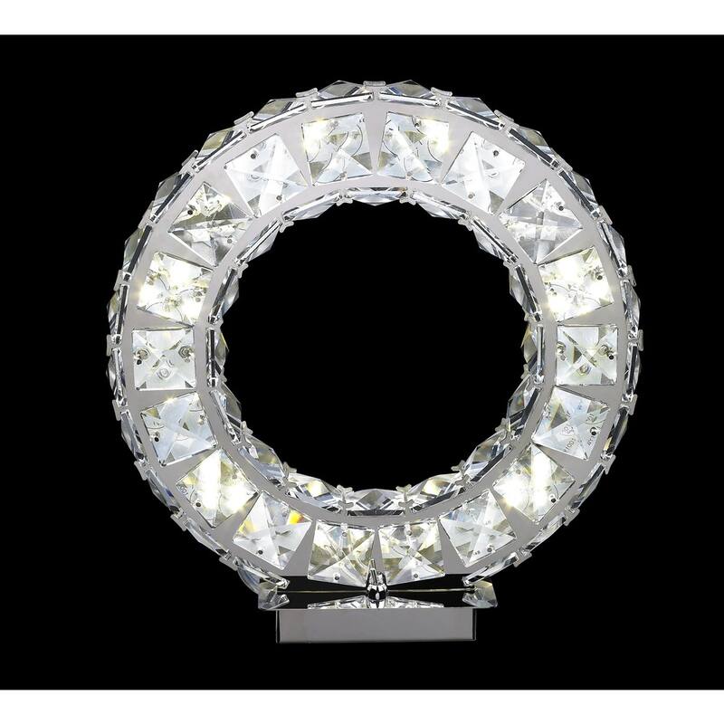 Cystal Extravaganza Integrated LED Table Lamp