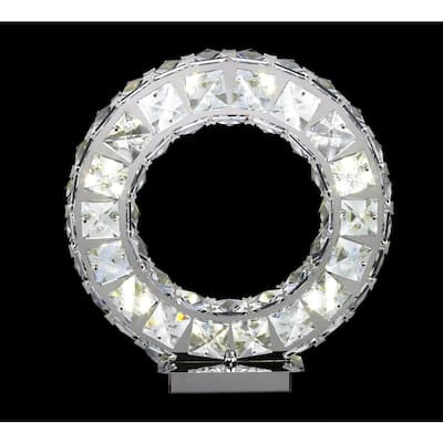 Cystal Extravaganza Integrated LED Table Lamp
