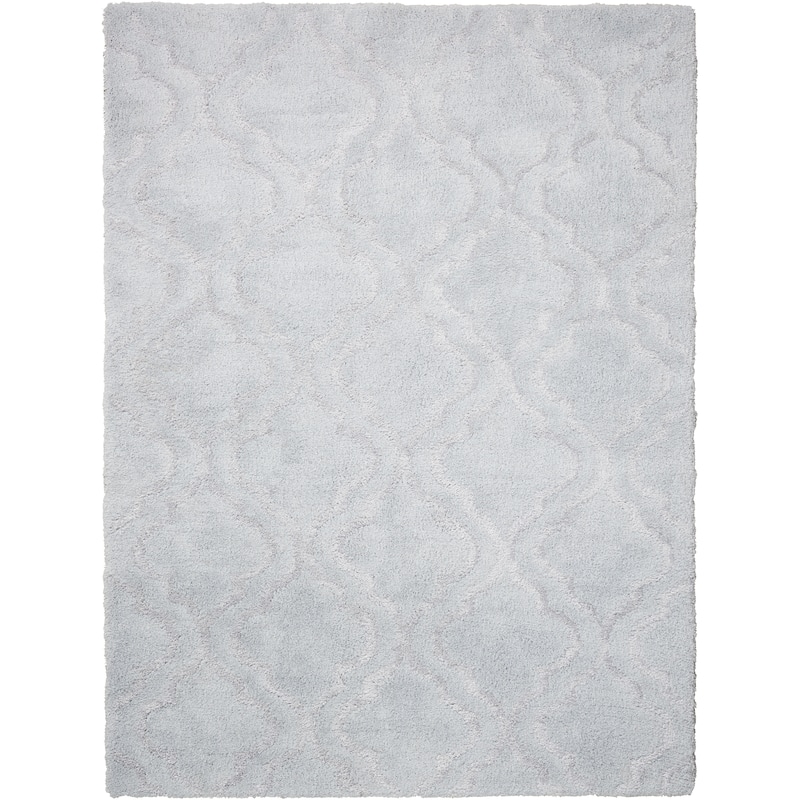 Light & Airy KIT01 Shag Area Rug - 7'6" x 9'6" - Grey - Rectangle