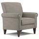 Copper Grove Herve Dove Grey Linen Arm Chair - Thumbnail 0