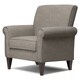Copper Grove Herve Dove Grey Linen Arm Chair - Thumbnail 2