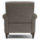Copper Grove Herve Dove Grey Linen Arm Chair - Thumbnail 3