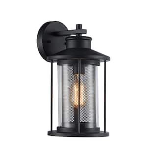 Crichton 1-light Textured Black Outdoor Wall Lantern