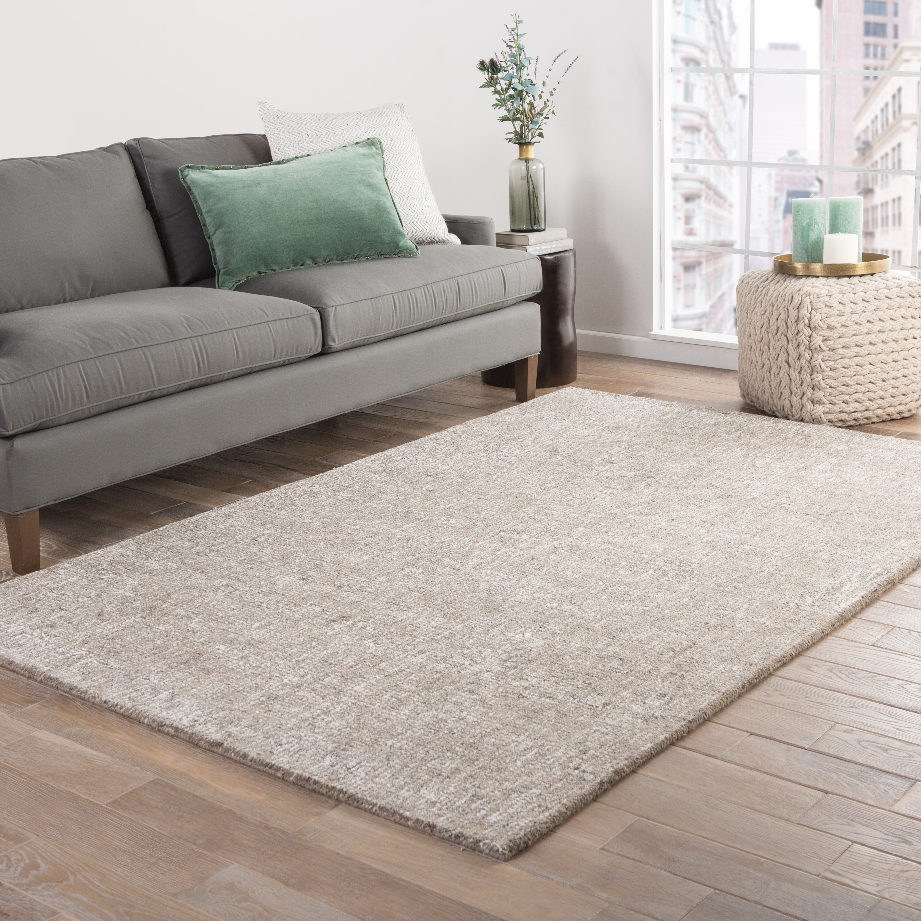 Shop Kensington Handmade Solid Taupe Light Gray Area Rug 9 X 12 8 10 X 11 9 On Sale Overstock 16280156
