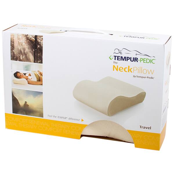 Shop Tempur Neck Beige Travel Pillow On Sale Free Shipping