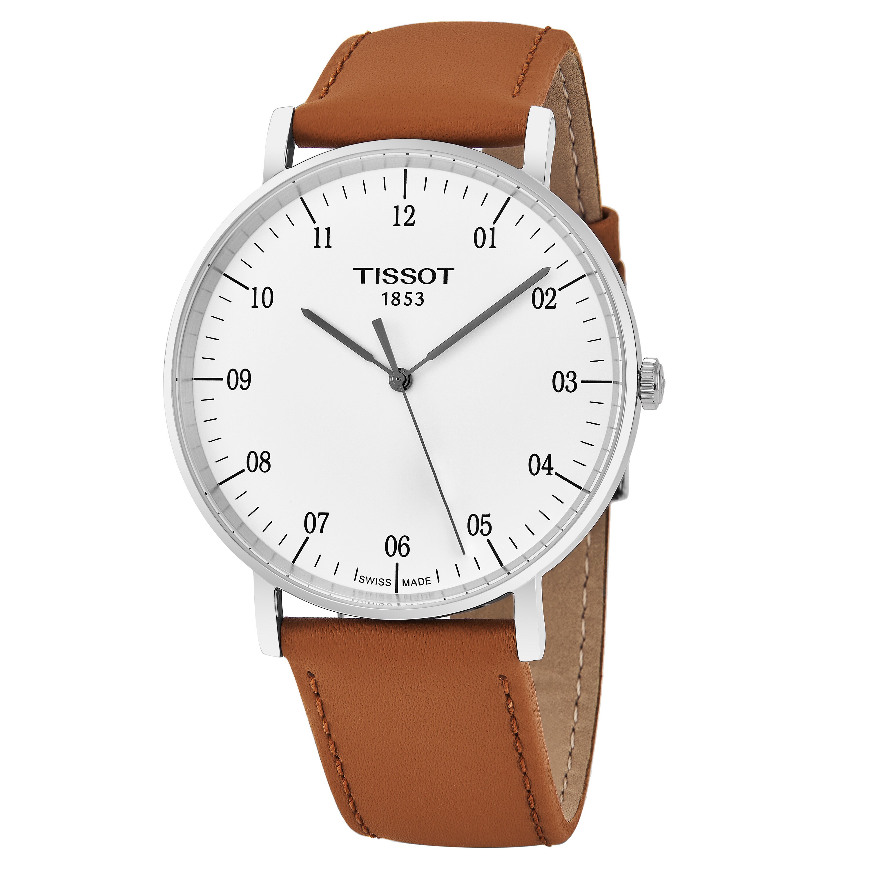 mens tan leather watch