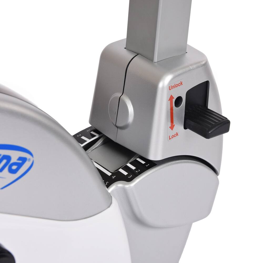 stamina recumbent exercise bike with upper body exerciser