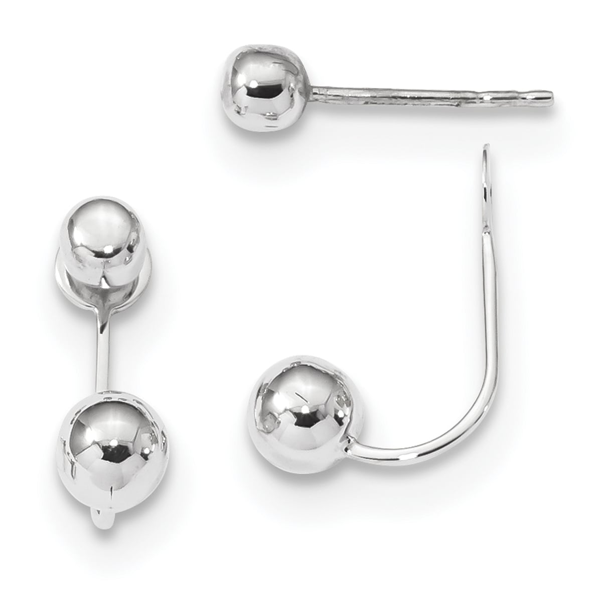 ball back earrings