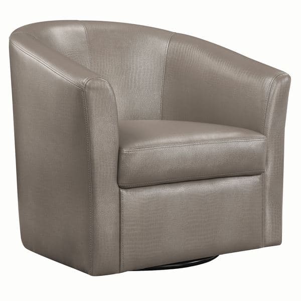 Contemporary Living Room Swivel Barrel Style Accent Chair Contemporary Living Room Swivel