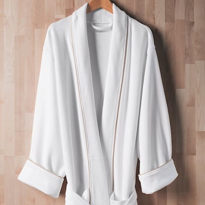 Sleep like a King Luxury Diamond Knit Robe Collection Designed by Larry and Shawn King