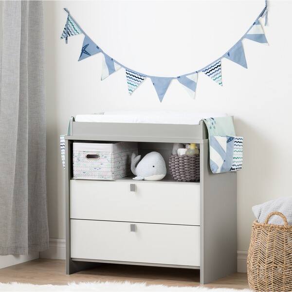 slide 2 of 10, South Shore Cookie Changing Table Runner and Pennant Banner