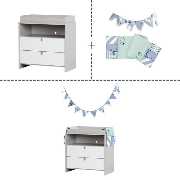 changing table runner with pockets