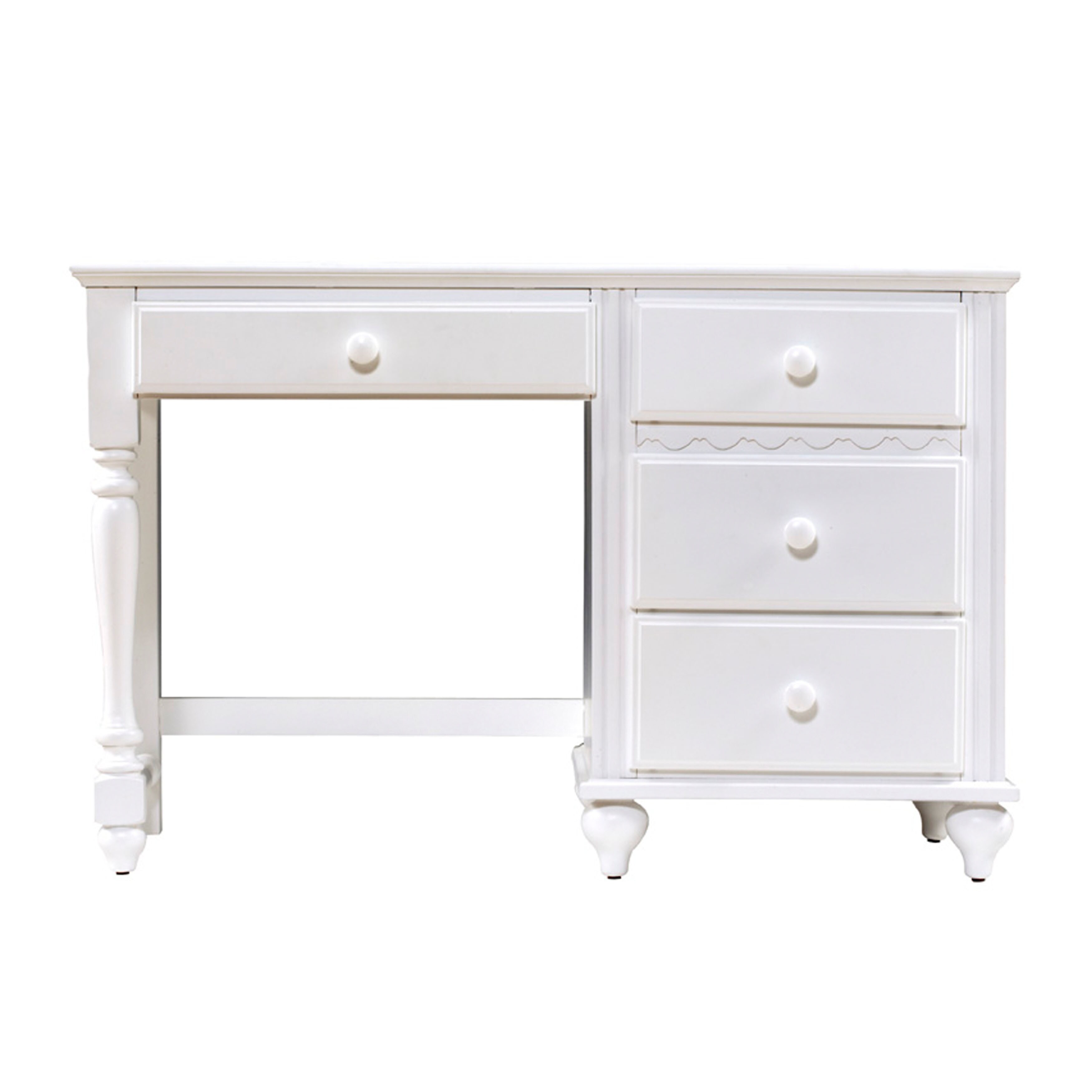 Shop Hillsdale Furniture Lauren Desk In White Finish Overstock