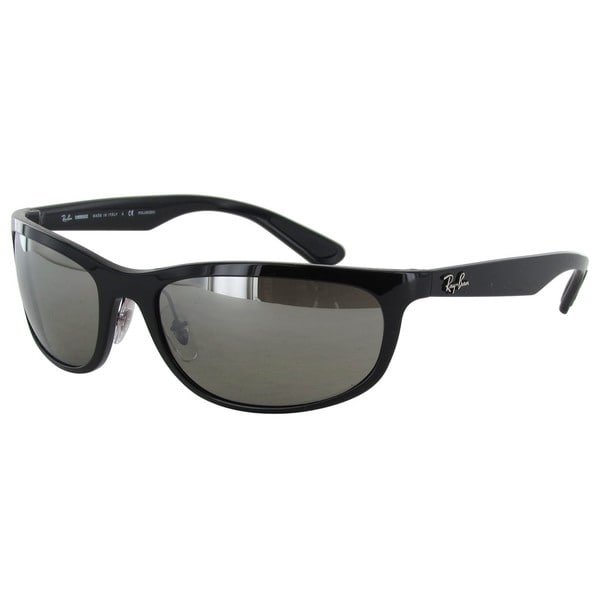 Ray-Ban Chromance RB4265 Mens Black Frame Silver Mirror Polarized Lens Sunglasses