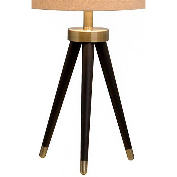 Shop Black Friday Deals On Catalina Hendrick 25 5 3 Way Dark Bronze And Antique Brass Metal Tripod Table Lamp Overstock 16288465