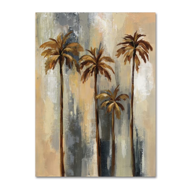 Silvia Vassileva 'Palm Trees II' Canvas Art - - 16288960
