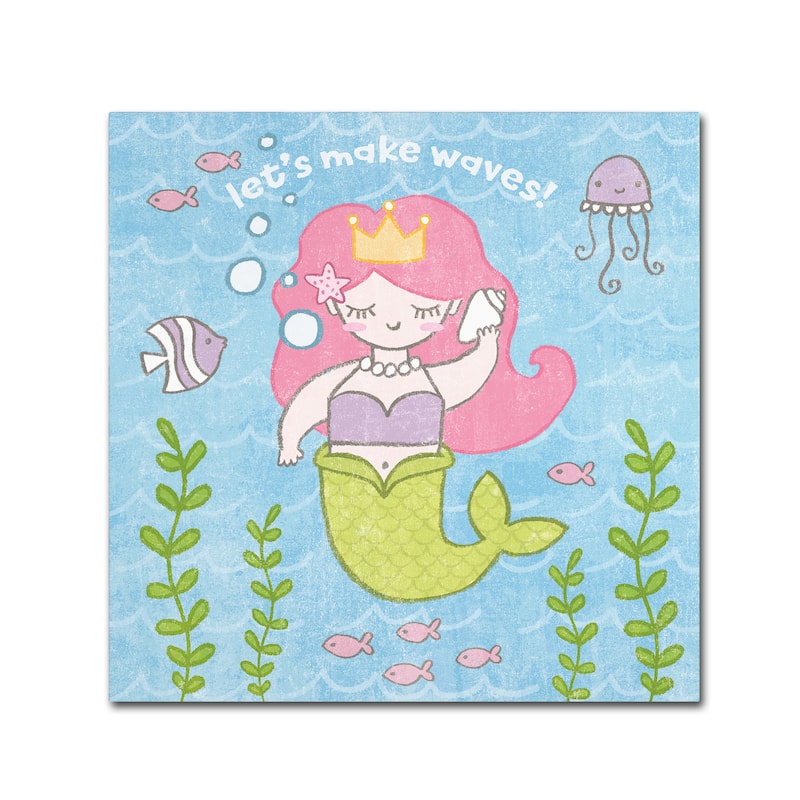 Moira Hershey 'Magical Mermaid I' Canvas Art - Bed Bath & Beyond - 16289097