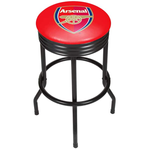 Premier League Black Ribbed Bar Stool - Arsenal - Bed Bath & Beyond ...