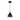 Chloe Walter Collection 1-light Matte Black Pendant