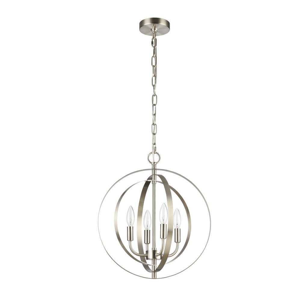 Osbert 4-light Brushed Nickel Pendant