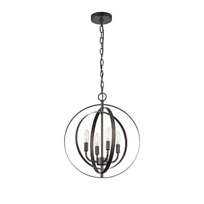 Osbert 4-light Oil Rubbed Bronze Pendant