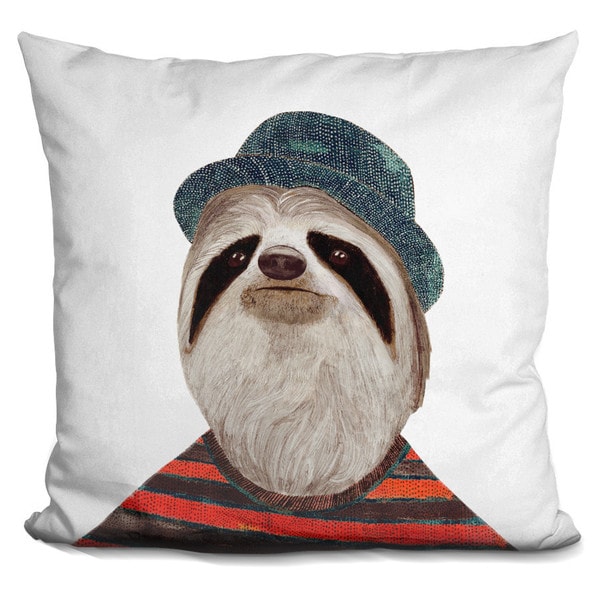 Animal Crew 'Sloth' Throw Pillow