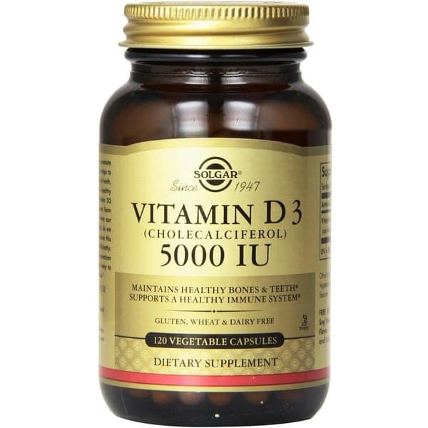 Solgar Vitamin D3 5000 Iu 120 Capsules