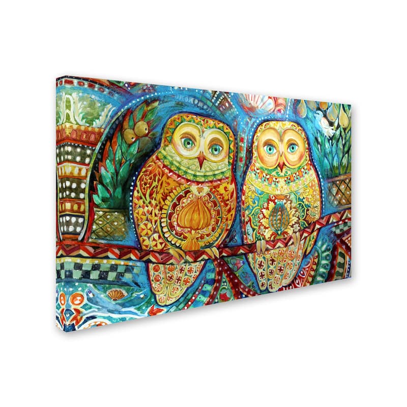 Oxana Ziaka 'byzantine Owls' Canvas Art - Bed Bath & Beyond - 16290457