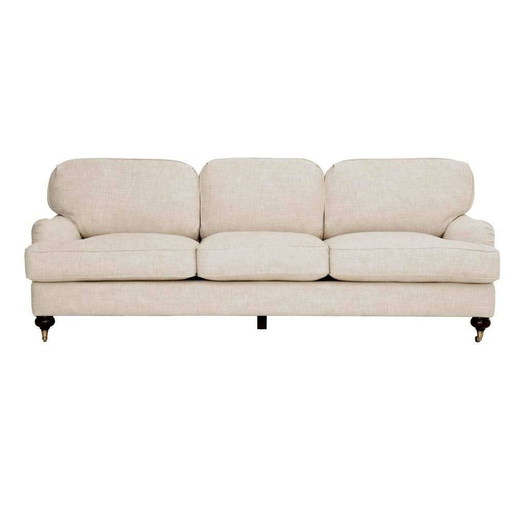 Charles Natural Linen Sofa