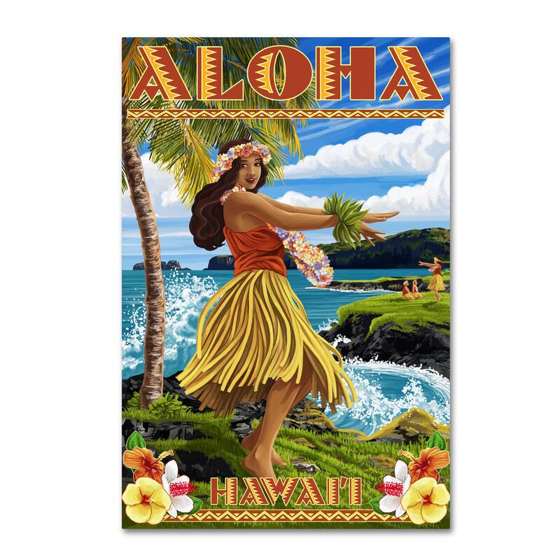 Lantern Press 'Hawaii' Canvas Art