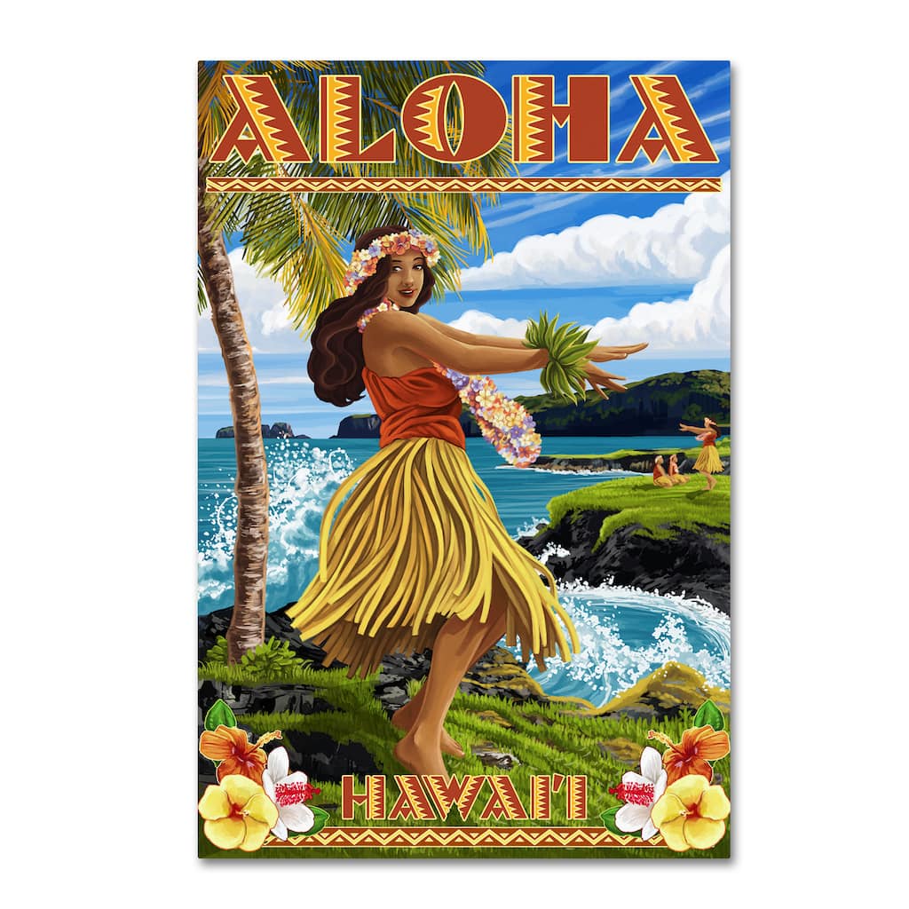 Lantern Press 'Hawaii' Canvas Art