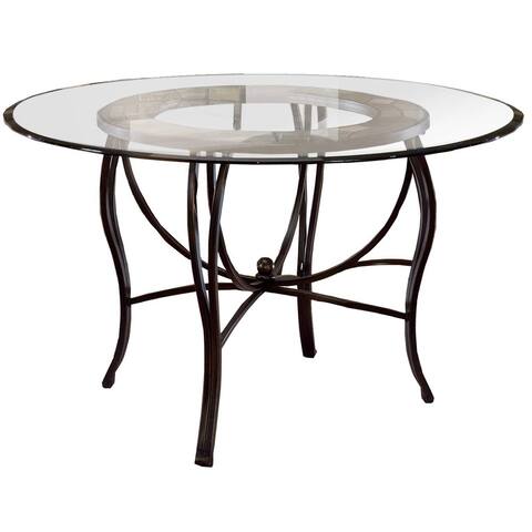 Hillsdale Furniture Pompeii Dining Table in Black Gold/ Slate Mosaic Finish - Multi