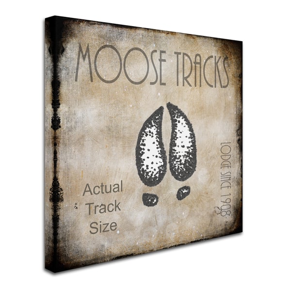 ND042 Moose Track Prints 16-Pack | 2.5-Inches | Premium Quality Black Vinyl