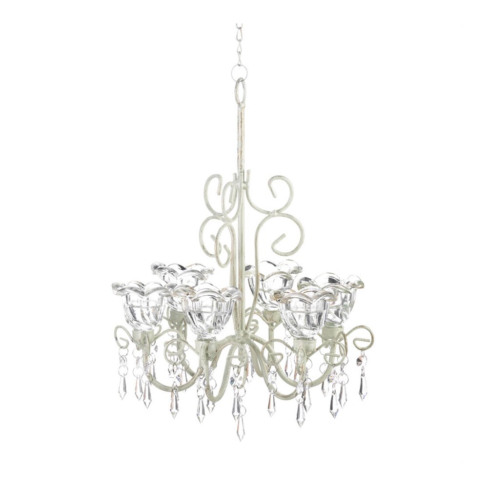 Koehler home decor Crystal Blooms Candle Chandelier (Candle Chandelier) - Chandeliers For Bedrooms by Overstock.com