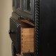 preview thumbnail 3 of 1, Hillsdale Furniture Wilshire Four Drawer Baker's Cabinet in Rubbed Black Finish