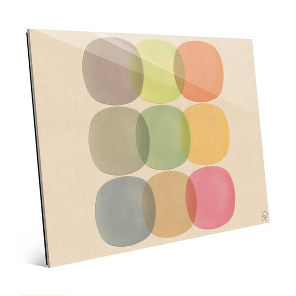 Warm Palette Watercolor Orbs Wall Art on Acrylic Bed Bath & Beyond