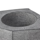 preview thumbnail 3 of 4, Havenside Home Belkofski Geo Grey Planters (Set of 3)