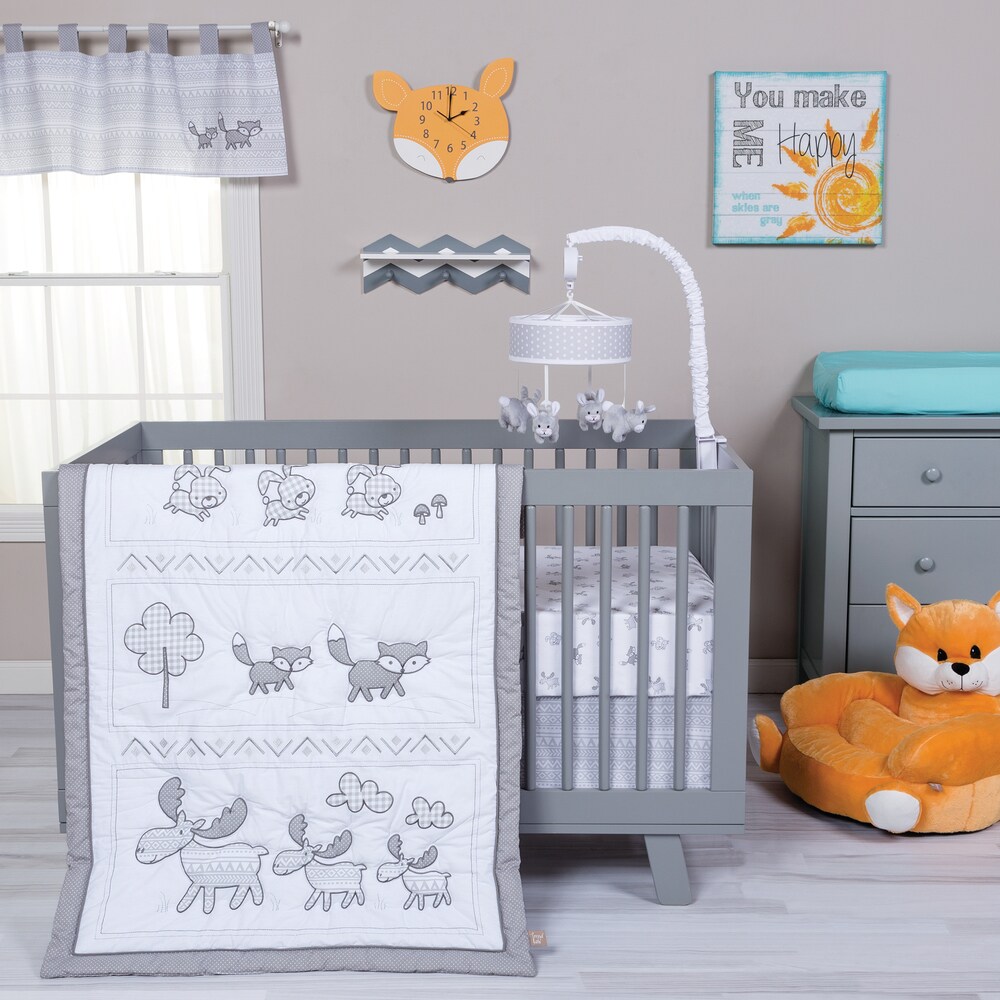 wildlife crib bedding