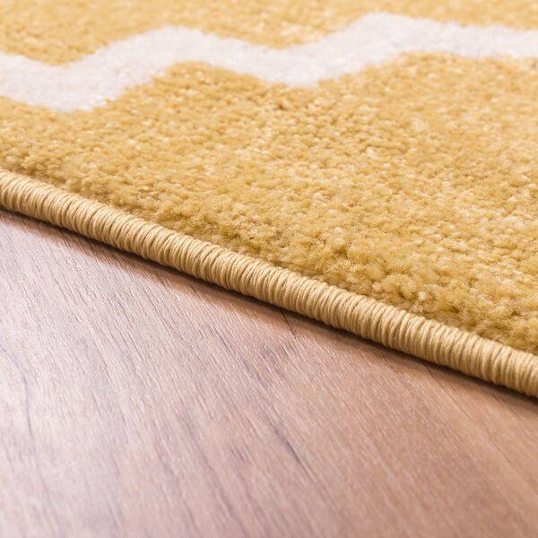 Well Woven Ellie Modern Bold Trellis Diamond Pattern Gold Runner Rug ...