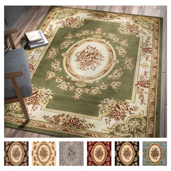 Well Woven Agra Traditional French Country Aubusson Floral Area Rug 6