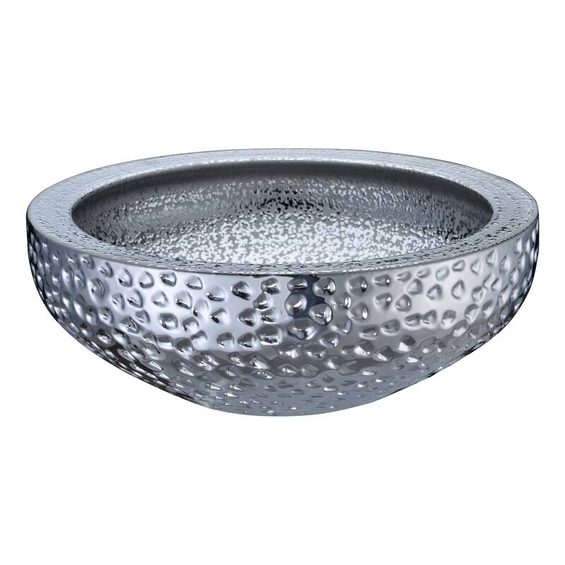 ANZZI Regalia Series Vessel Sink in Speckled Silver