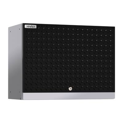 NewAge Products Performance 2.0 Diamond Plate Black Wall Cabinet