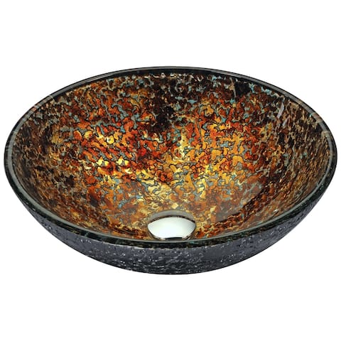 ANZZI Alto Series Vessel Sink in Molten Gold